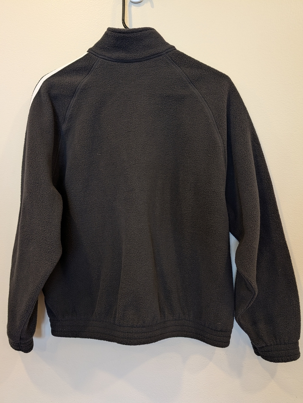 adidas Black Fleece PrimeGreen Quarter-Zip Jacket with White Stripes Size Small - Picture 6 of 6